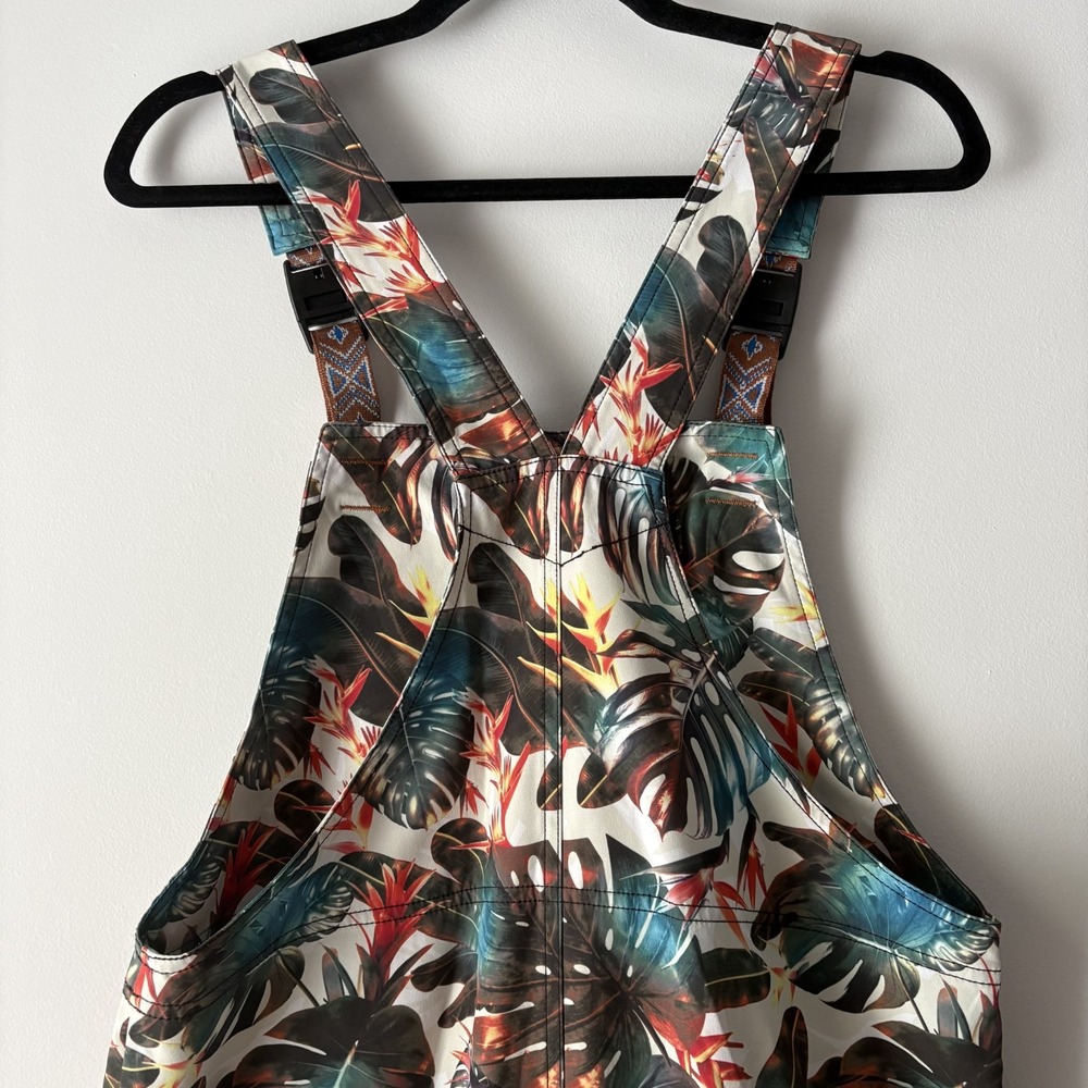 KAVU San Blas Overalls Island Canopy Size S Relaxed Fit Quick Dry Tropical Leaf - Picture 9 of 12